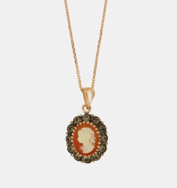 COLLANA CON CAMEO