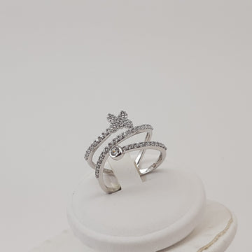 ANELLO IN ORO CON ZIRCONI