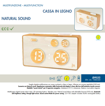 Sveglia in Legno