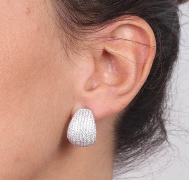 ORECCHINI CON PAVE'