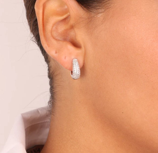 ORECCHINI CON PAVE'