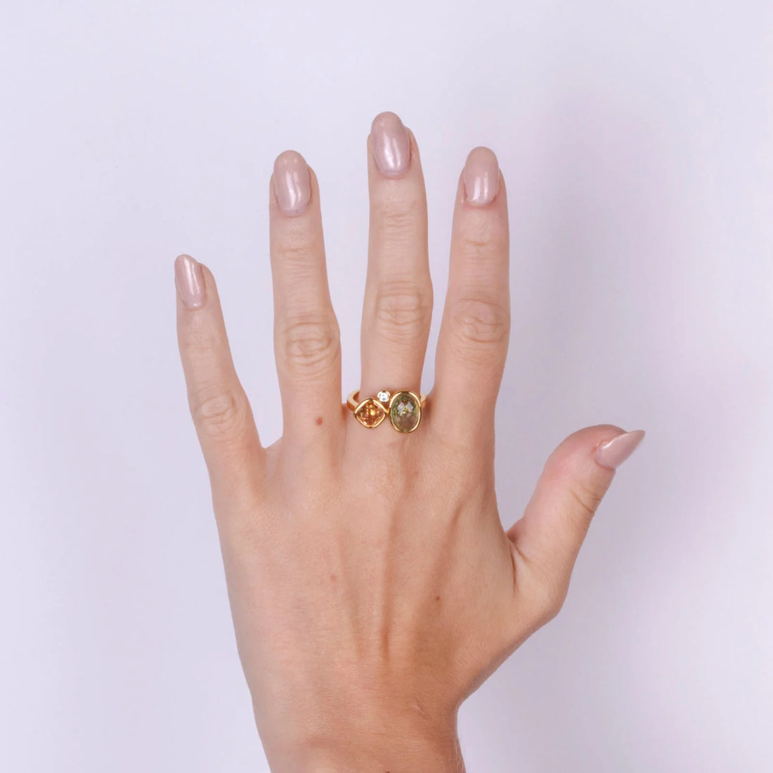 ANELLO con ZIRCONI COLORATI