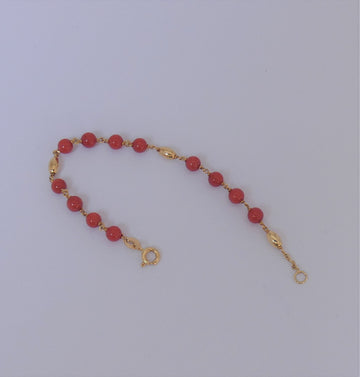 BRACCIALE DONNA CON CORALLO