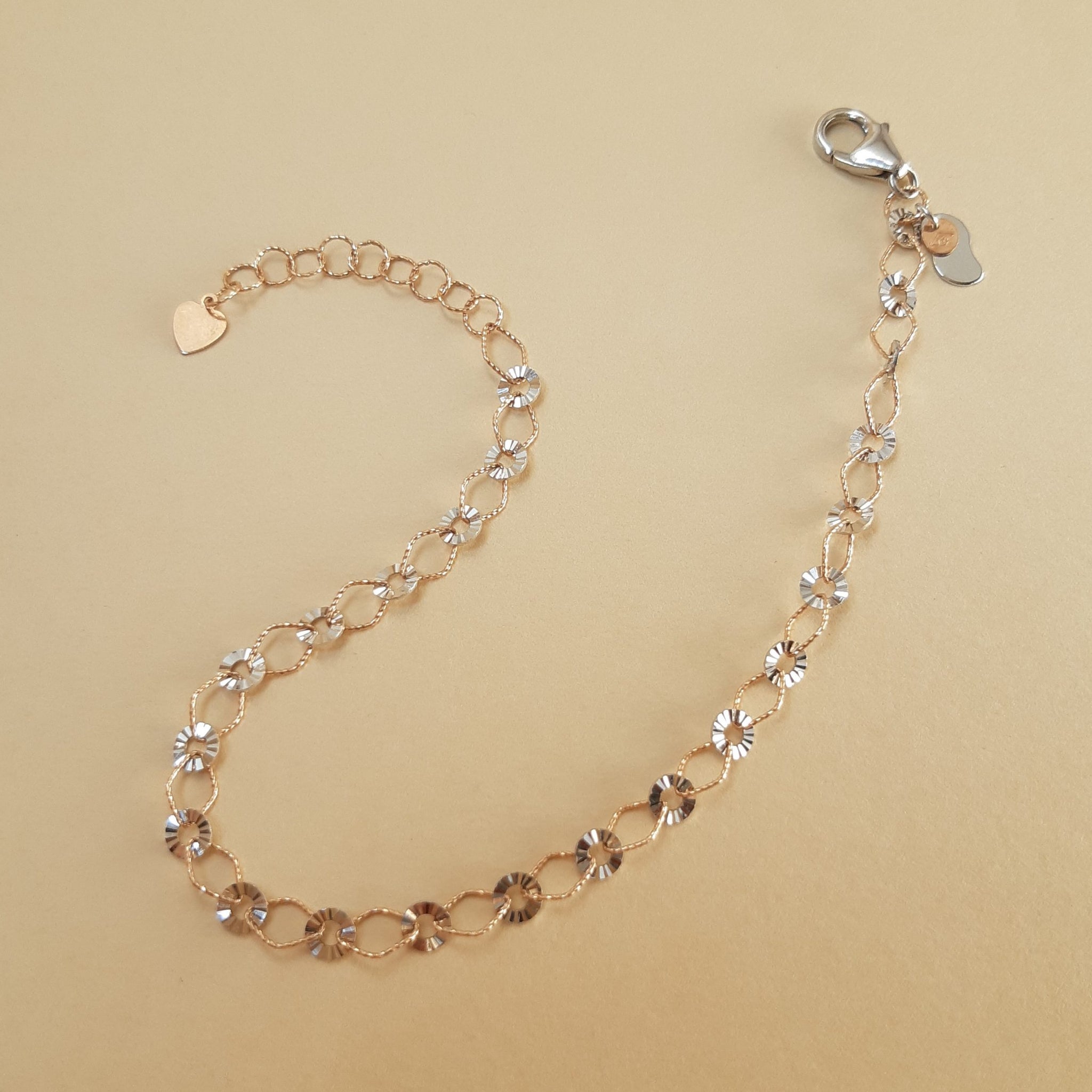 BRACCIALE DONNA IN ORO BICOLORE