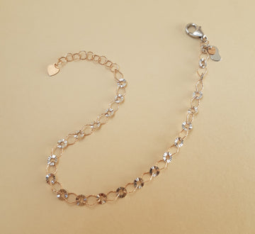 BRACCIALE DONNA IN ORO BICOLORE