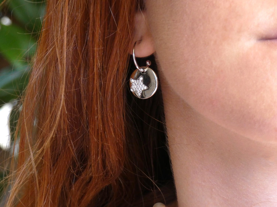 ORECCHINI ANELLA CON CHARMS